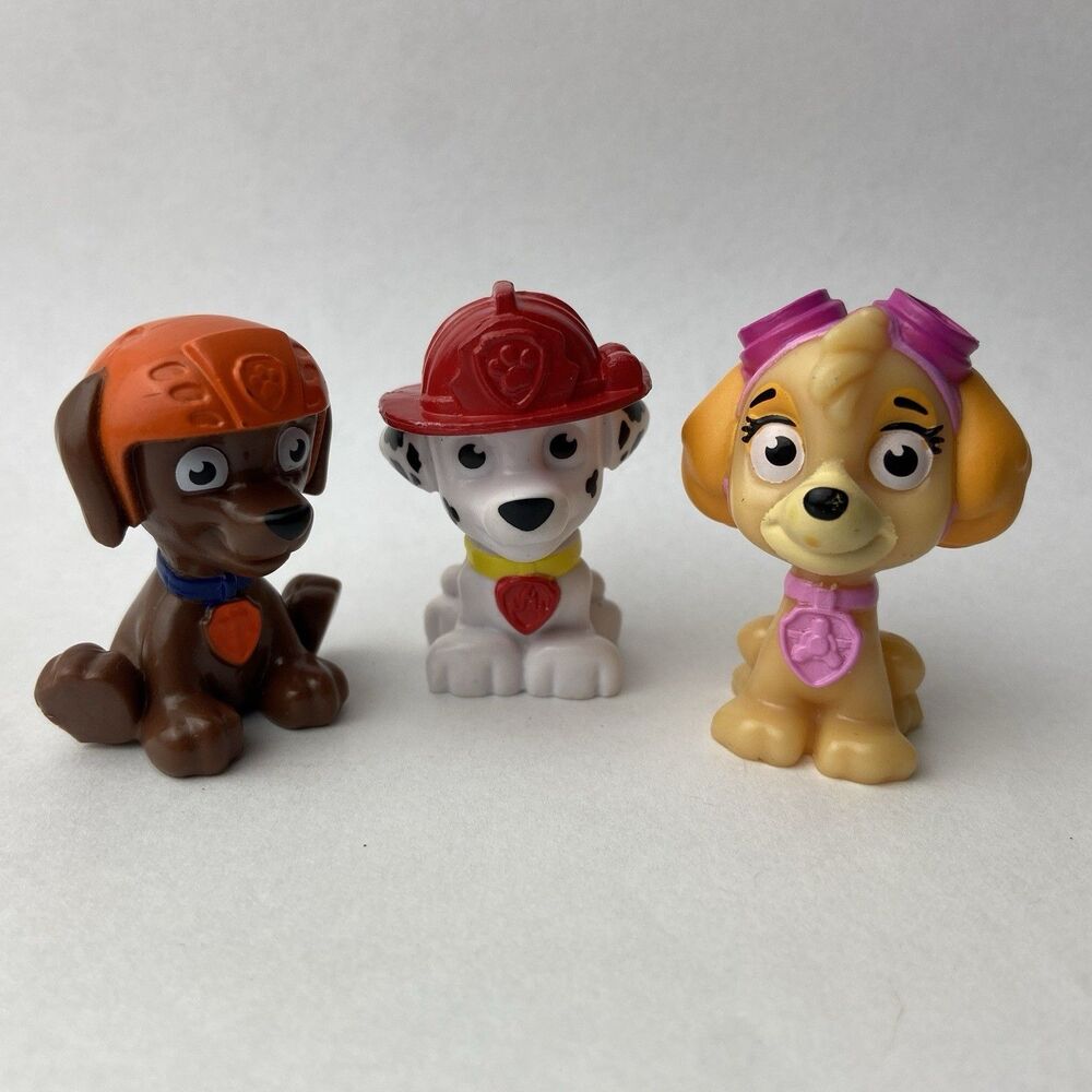 Paw Patrol Mini Figure Lot 2" Toy Cake Topper Lot Of 3 - Picture 9 of 9